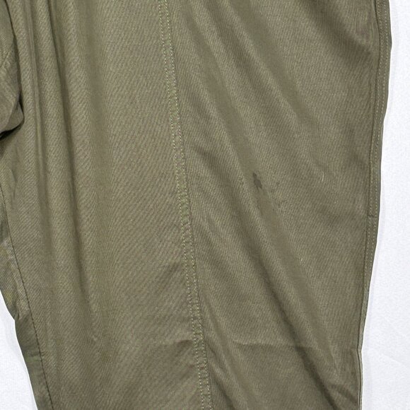 Universal Thread Women's Drawstring Tapered Olive Cropped Pants Size 26W P - Picture 3 of 5